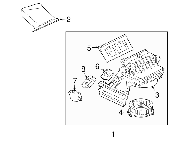 04 12 Mitsubishi Actuator 7801a310 Auto Parts