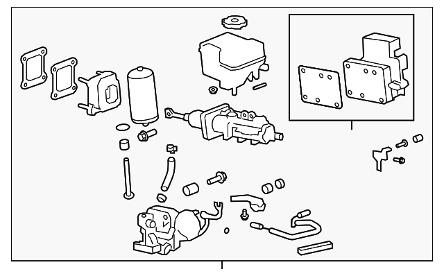 Brake Master Cylinder - GM (19258789)
