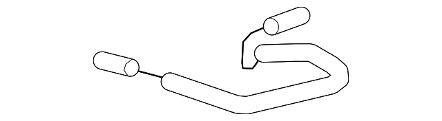 Front Power Brake Booster Outlet Pipe Kit with Pipe and Gasket - GM (25826183)