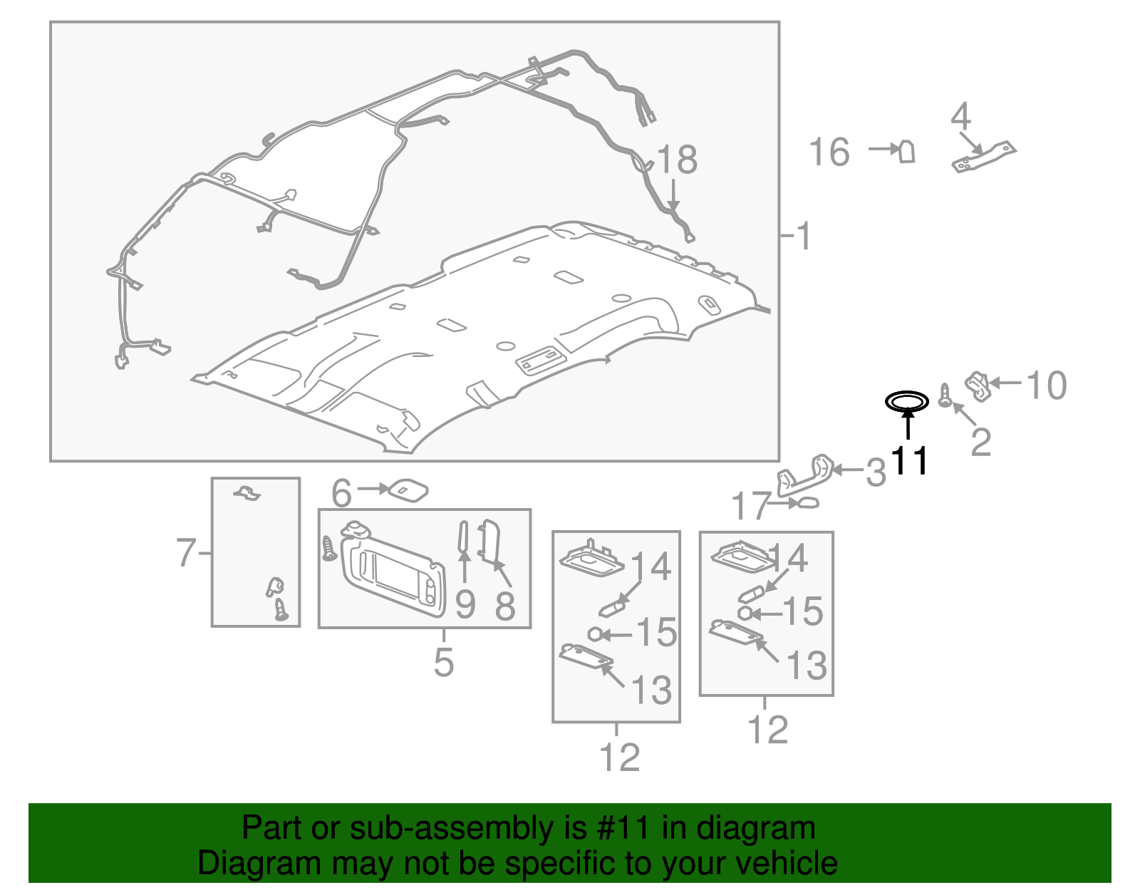 Auxiliary Air Conditioning Air Outlet Deflector - GM (25835392)