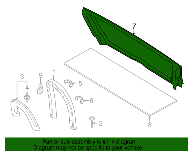 20122015 Mini Cooper Air Deflector 54342758886 Mini Parts Direct