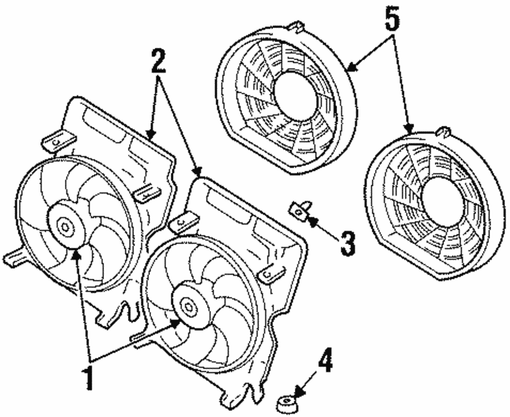 Shroud, Rad Auxiliary Fan - GM (90570703)