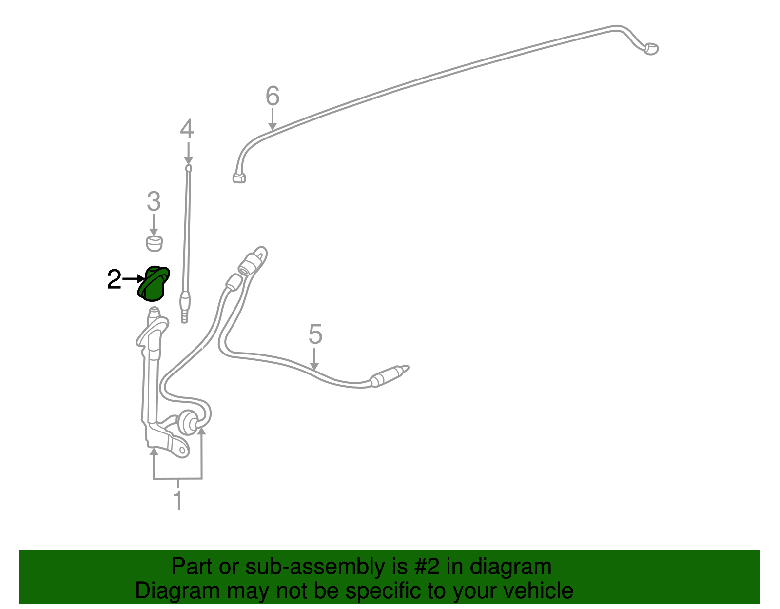 Antenna Assembly Bezel - Toyota (86392-48010)