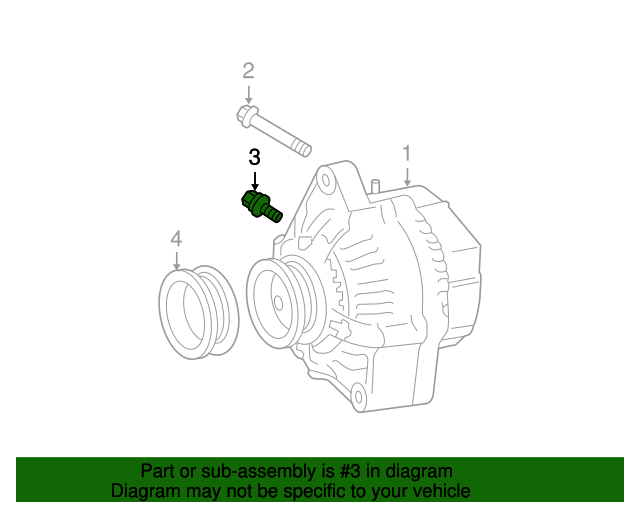 Alternator Mount Bolt Toyota (9008010111)