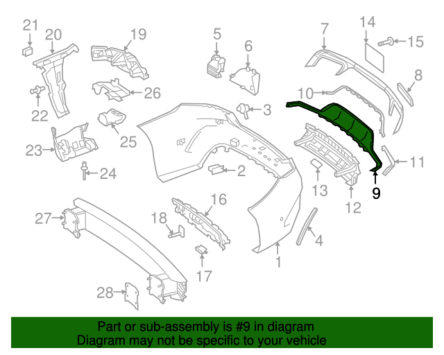 217-885-03-22-9999 - Center Panel 2015-2017 Mercedes-Benz S 550 