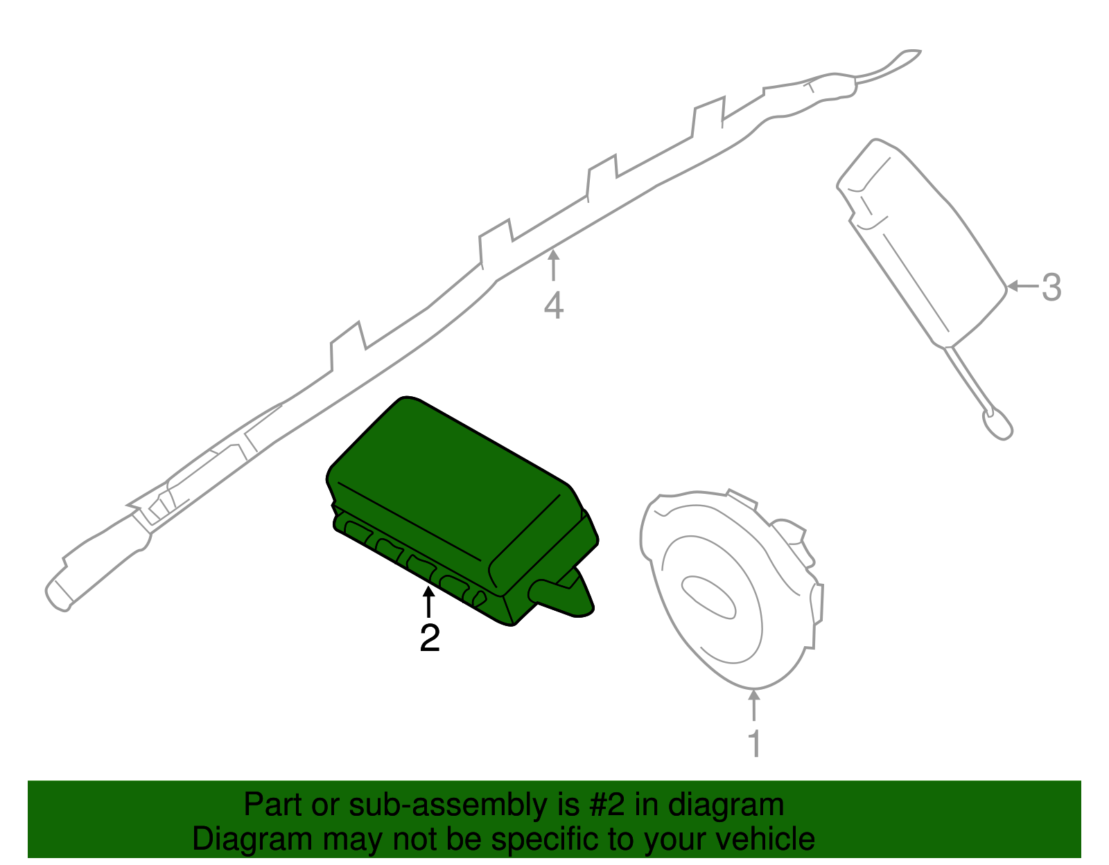 Passenger Inflator Module - Scion (SU003-03428)
