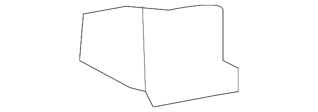 Instrument Panel Compartment Bumper - GM (96630075)