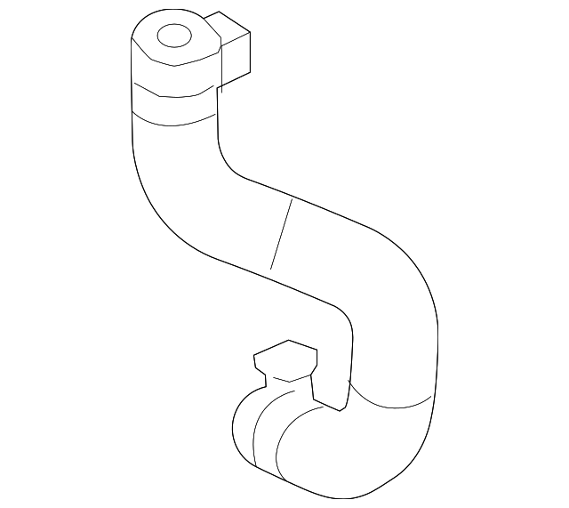 Reservoir Hose - Ford (XW4Z-3691-AA)