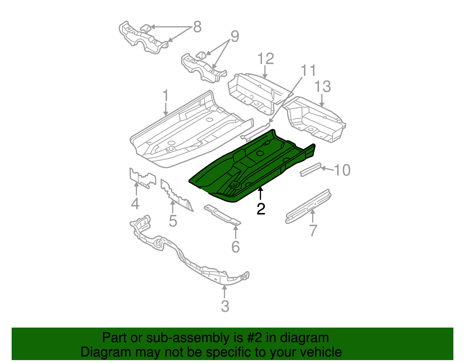 Floor Pan - Volkswagen (8E0-803-205)
