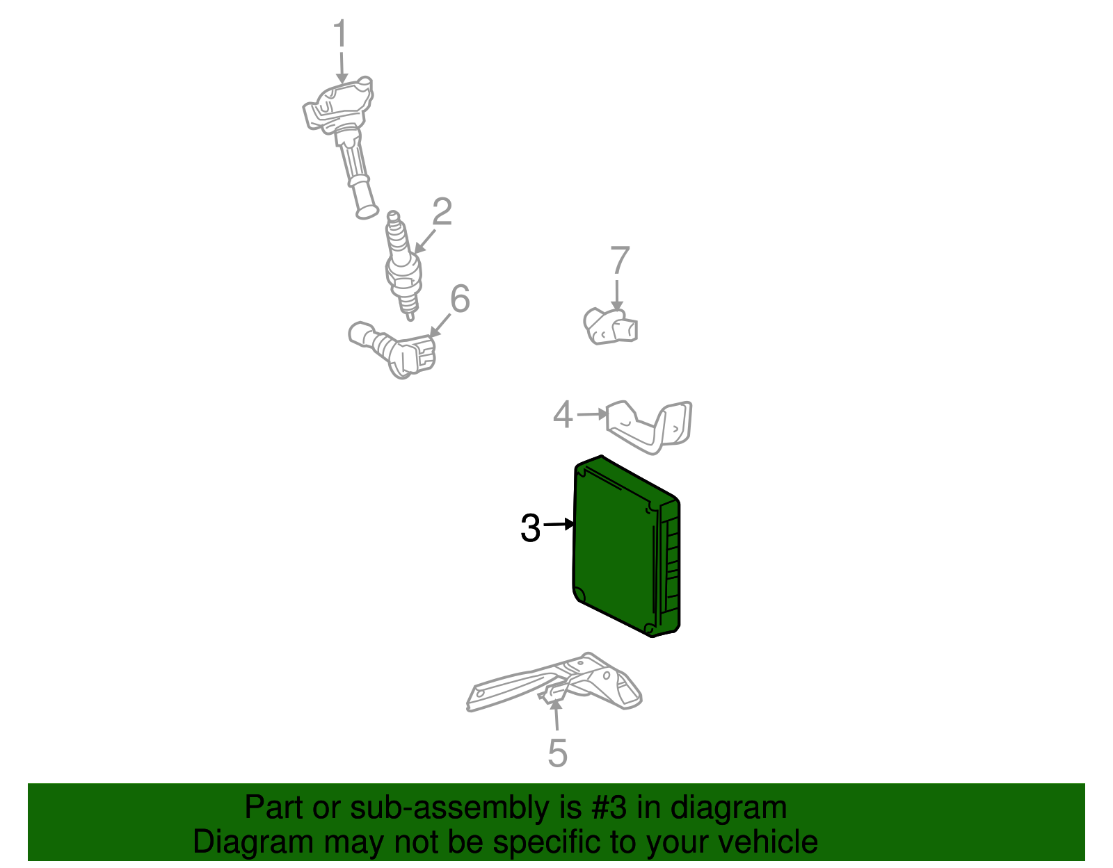 2006 Toyota Tacoma Ecm 89661-04B61 | Toyota San Diego Parts
