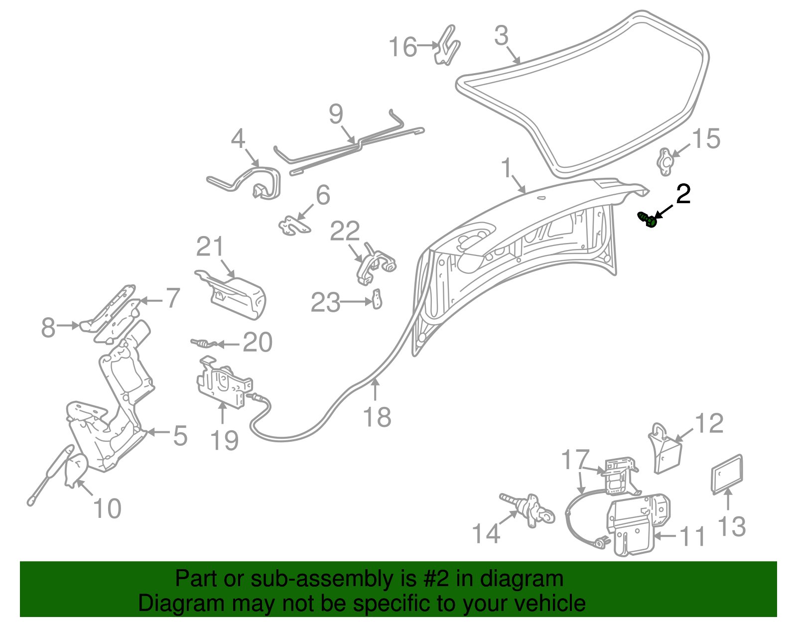 Multi-Purpose Stop Bumper - GM (12337963)