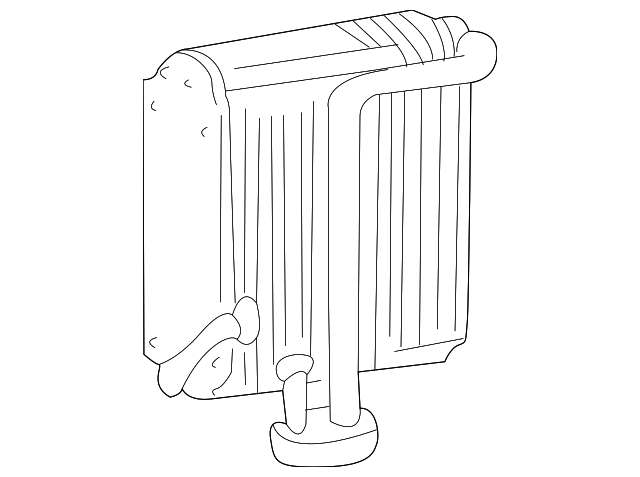 Air Conditioning Evaporator Core Kit with Seals - GM (89019348)