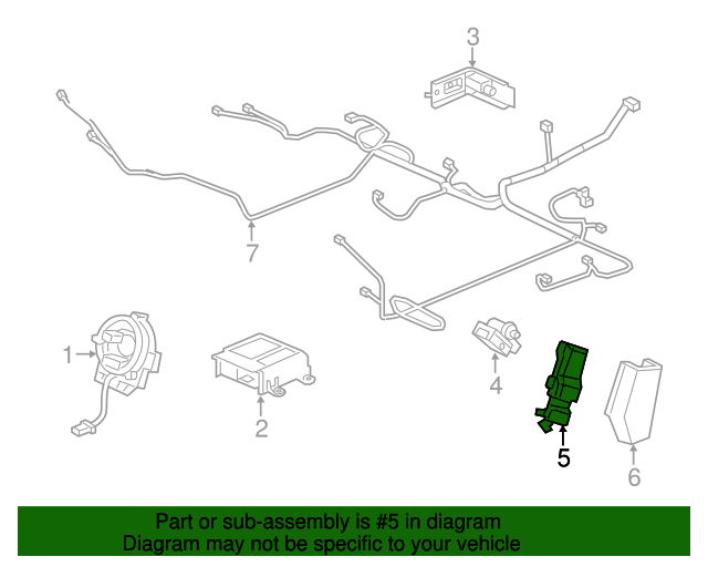 Genuine Occupant Sensor for 2013-2015 Acura RDX Part# 81169-TX4-A01 ...