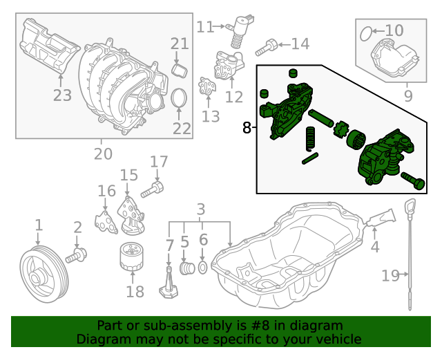 PY8W14100 Oil Pump 20162023 Mazda MazdaSwag