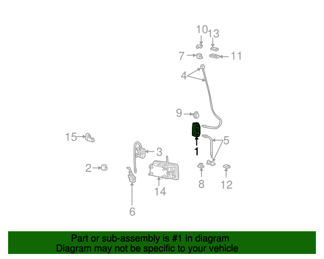 19922014 Ford Ford E150 E250 E350 Rear Left Driver Exterior Door