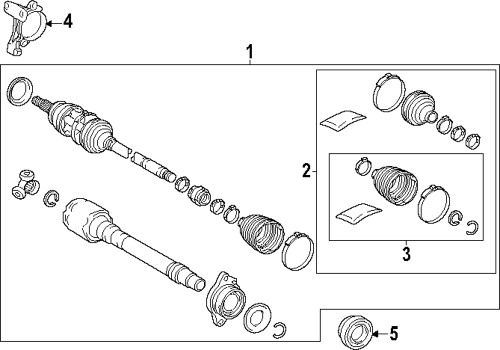 Boot Kit - Toyota (04428-28170)