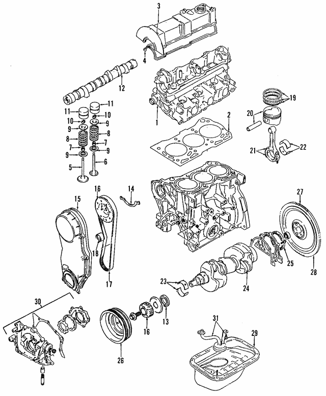 Camshaft GM (91173039)