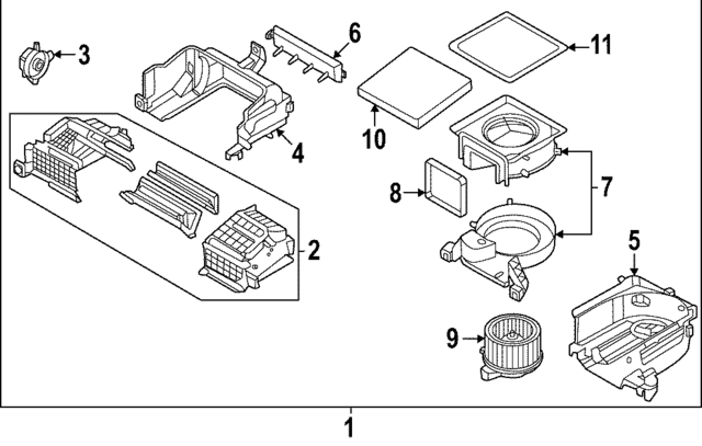 Kia OEM Cabin Air Filter – 97133-N9000 For 2022-2024 Kia EV6