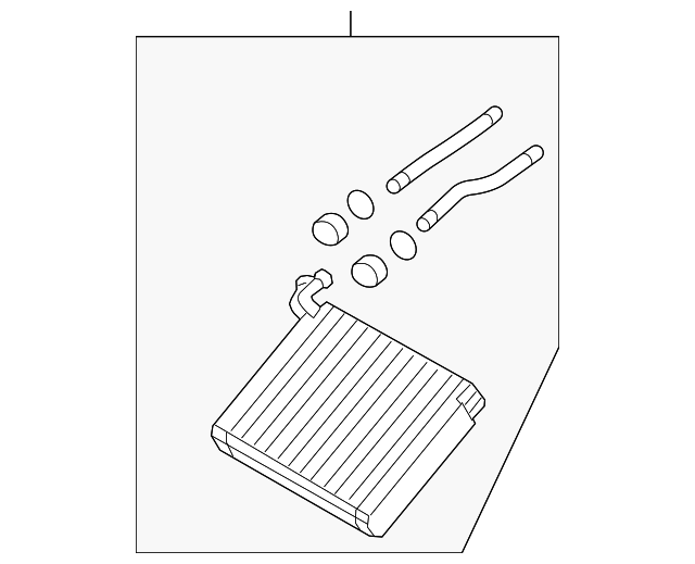 20042017 Volkswagen Touareg Heater Core 7L0819032A VW Parts Vortex