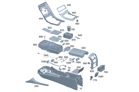 Center Console for 2024 Mercedes-Benz C 43 AMG® | Mercedes-Benz USA Parts