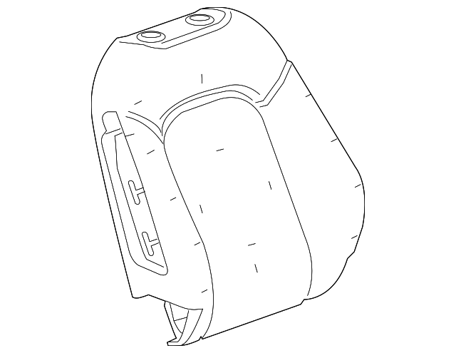Front Passenger Side Seat Back Pad - GM (95077890)