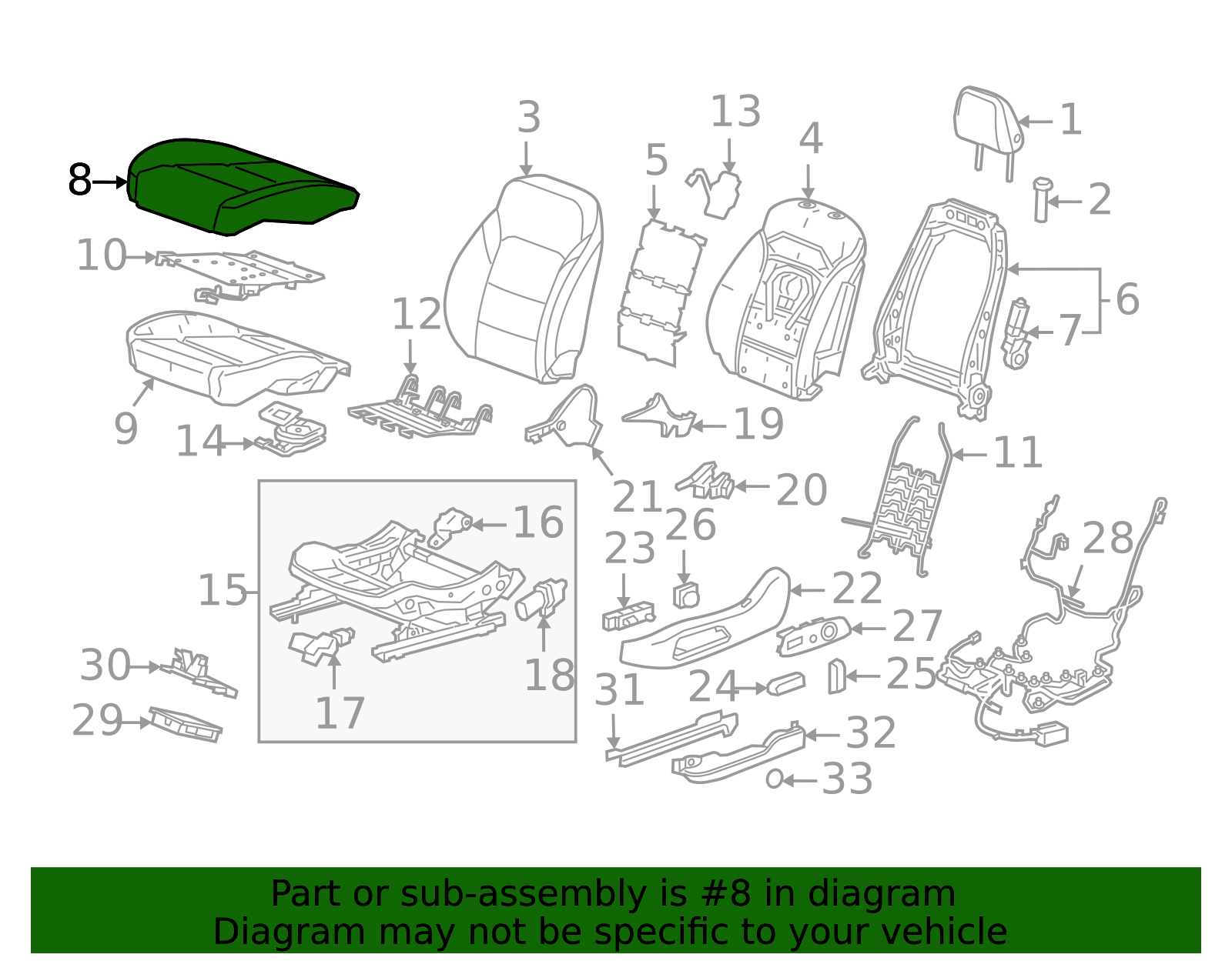 2018-2021 Buick Enclave F Cover 84520446 | QuirkParts