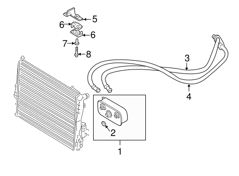 Engine Oil Cooler for 2006 BMW X3 #0