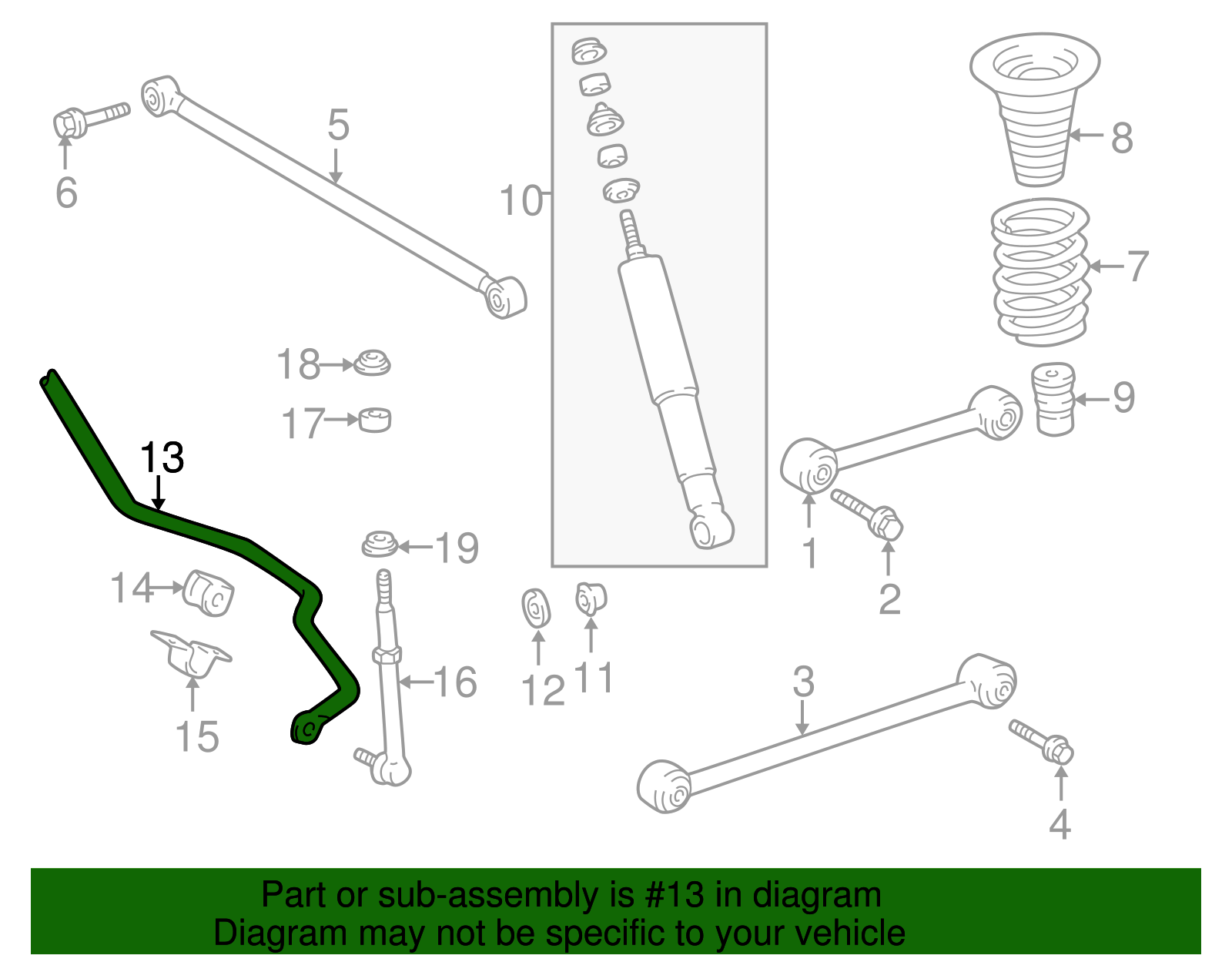 Stabilizer Bar - Toyota (48812-35100)