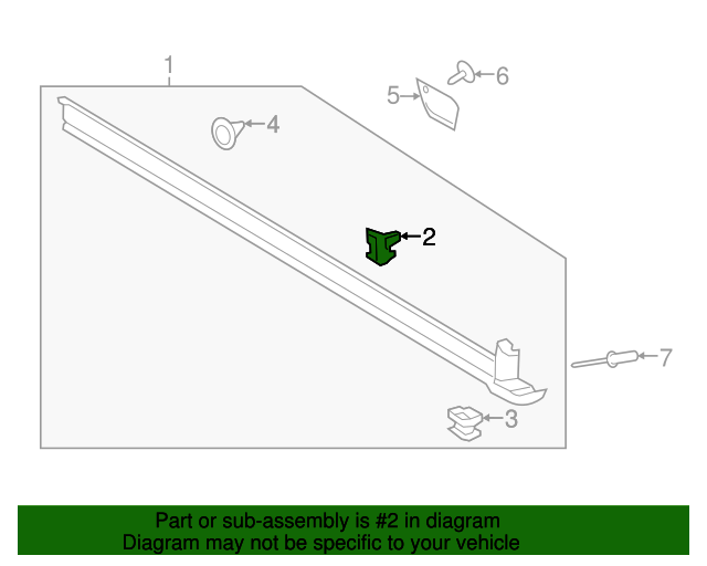 Wheel Opening Molding Screw Ford (W716351S300) Group 1 Auto Parts