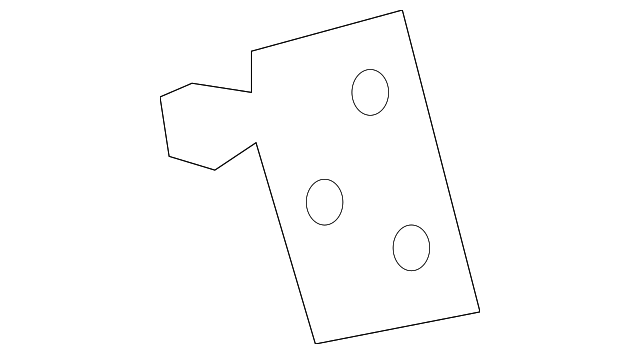 Airbag Control Module Bracket - Buick (25774008)