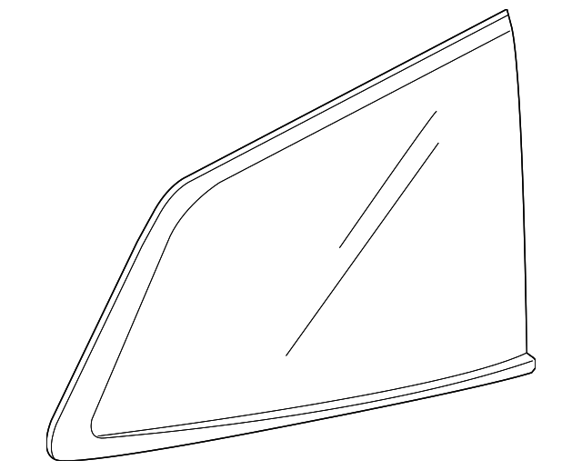 73500TG7A21 Glass Assembly R Quarter Windshield (Privacy)(AGC