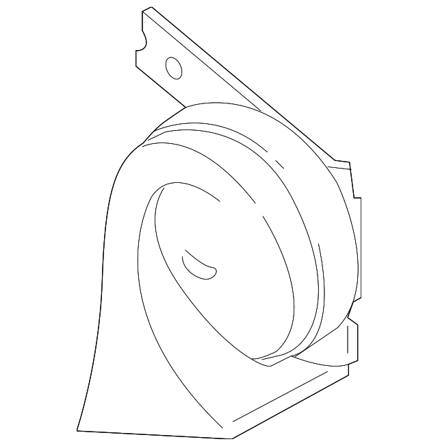 Genuine Horn for 2023 Hyundai Santa Fe | Part# 96611-S1600 | Hyundai ...