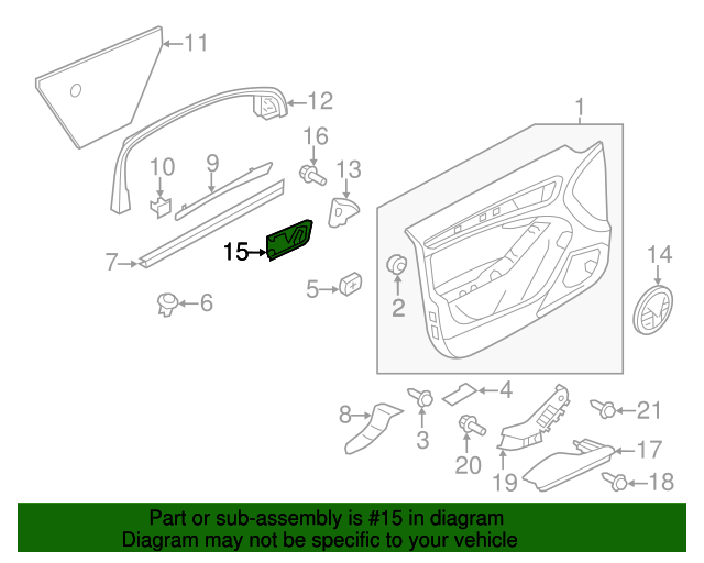 8R18671726PS Switch Housing 20092017 Audi Audi Parts Store
