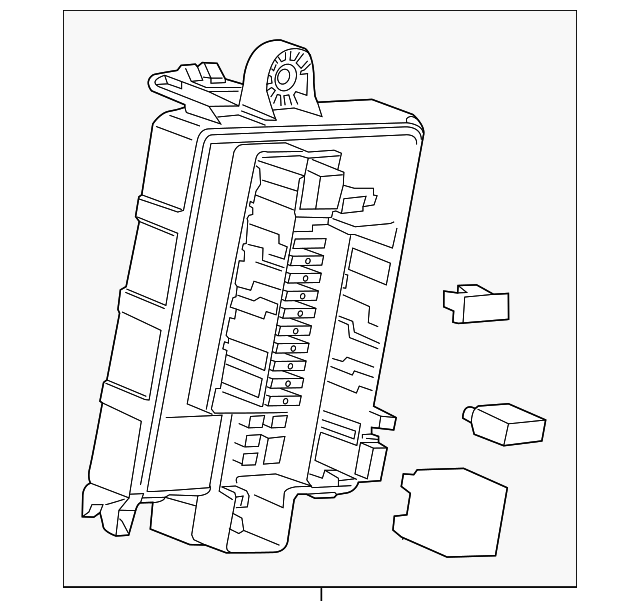 20172018 Cadillac XT5 Body Wiring Harness Junction Block 84051359