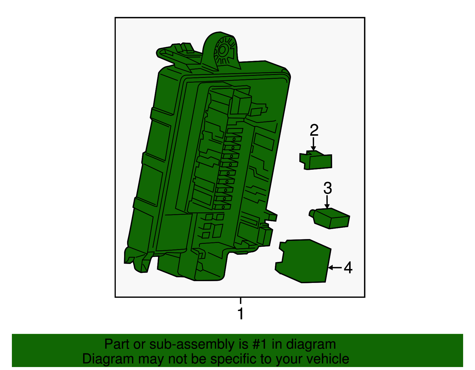Body Wiring Harness Junction Block - GM (84051359)