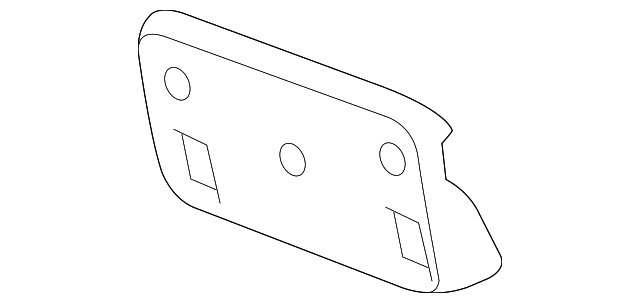 GM Genuine 96813875 License Plate Bracket Front GM Genuine 96813875 License Plate Bracket Front