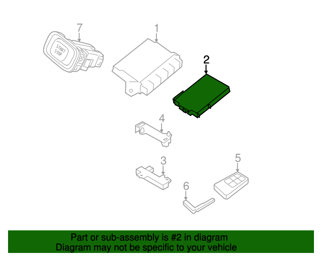 31652491 Tire Pressure Monitoring System (TPMS) Receiver 20072018