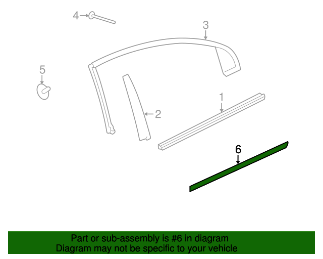 15804925 GM Side Molding GM Parts Store