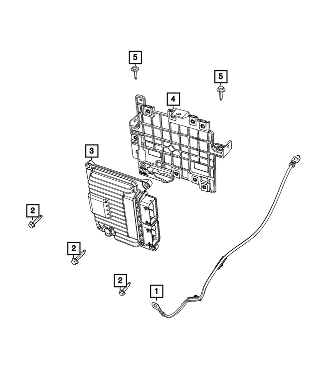 2022-2024 Jeep Module Bracket 68421641AA | QuirkParts