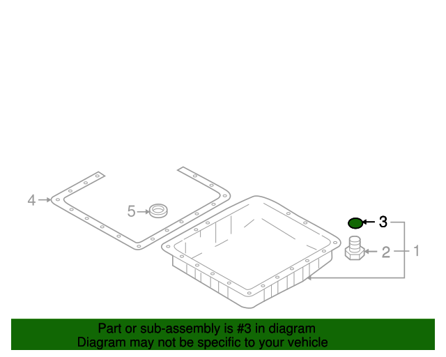 1151750Z01 Drain Plug Washer 20092012 Suzuki Equator World OEM