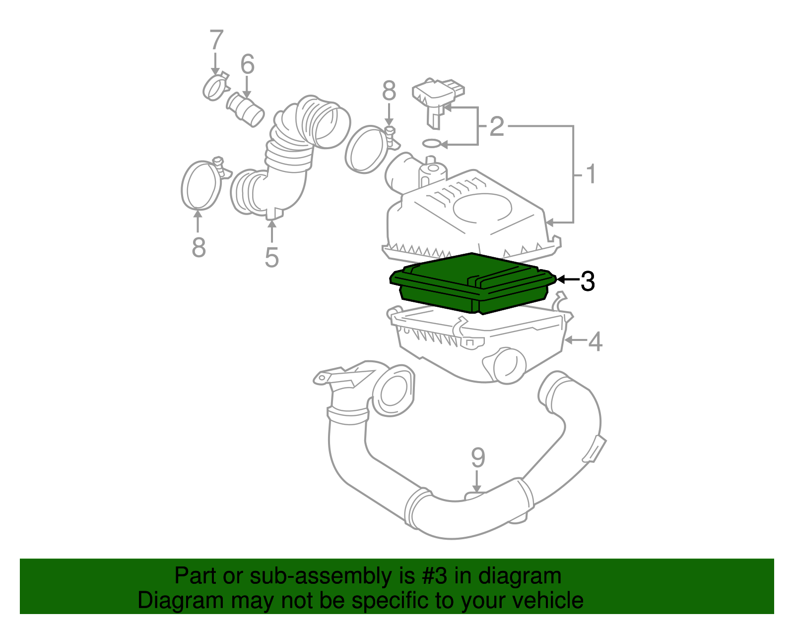 Air Filter - Scion (17801-YZZ03)