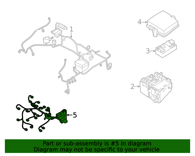 91450S8010 Engine Harness 2020 Hyundai Palisade OEM Parts Quick