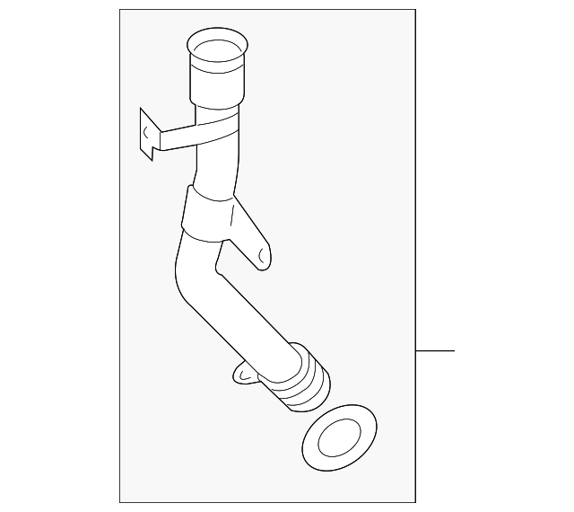 Engine Oil Filler Tube - GM (98062858)