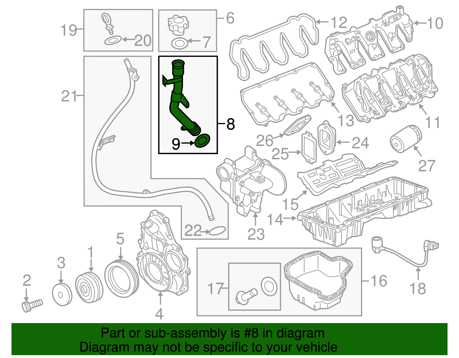 Engine Oil Filler Tube - GM (98062858)