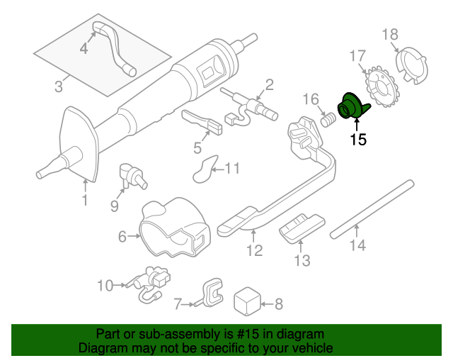 1994 GM OEM NEW 9196 GM Cadillac GMC Buick Turn Signal Switch Cancel