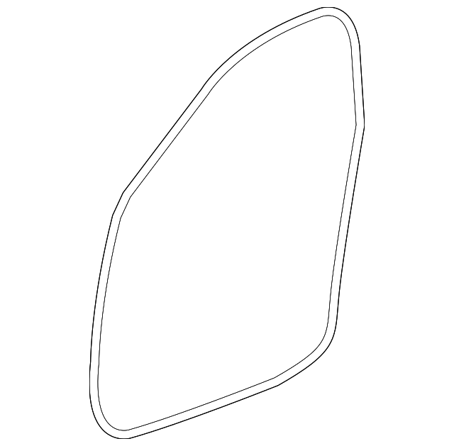 Light Platinum Front Side Door Weatherstrip - GM (84056853)