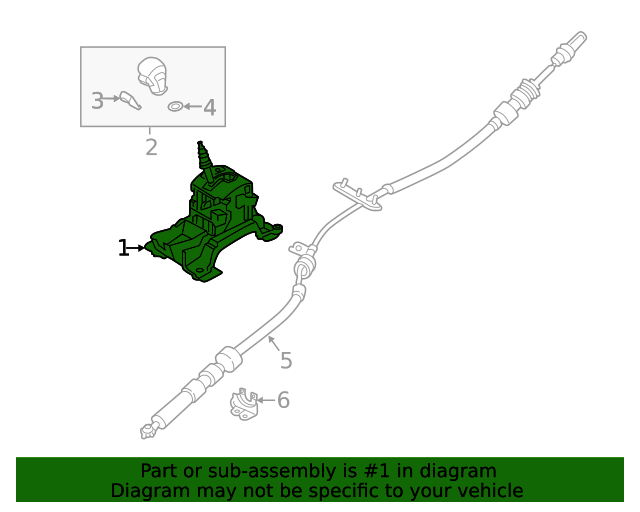 20192024 Mazda 3 Gear Shift Assembly BDTV46100B