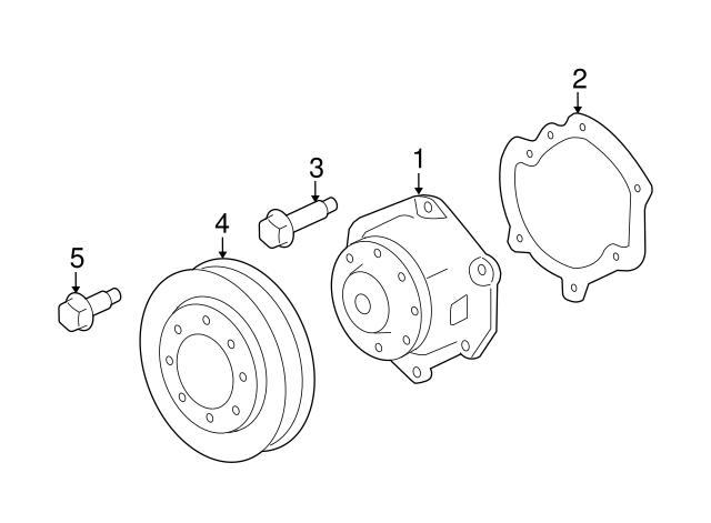 NSGMXT Pompe /à eau /électrique Boulon 11517586929 11517586928 11517632426