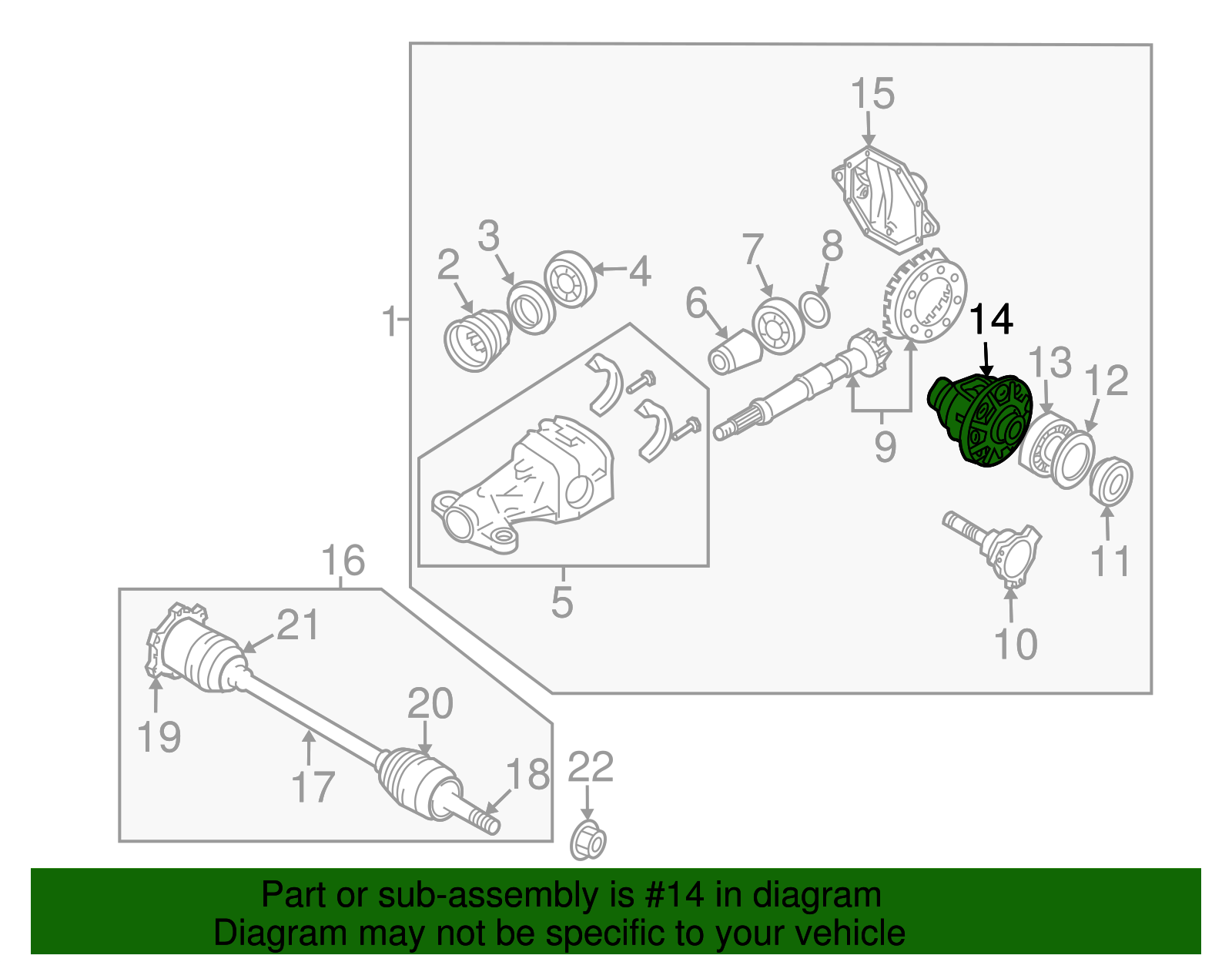 2013-2020 Nissan 370Z Differential Carrier 38420-2C000 | Ziegler Nissan ...