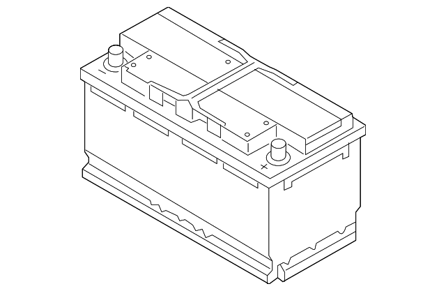 Battery - Toyota (00544-H8AGM-TS)